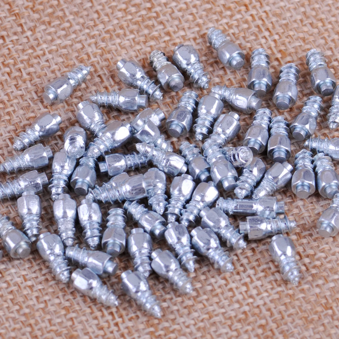 CITALL 100pcs 9mm Tire Stud Screw Carbide Alloy Snow Nail Tire Anti