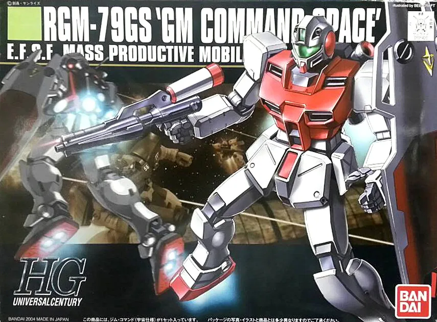 

1PCS Bandai HGUC 051 51 1/144 RGM-79GS GM GUNDAM Mobile Suit Assembly Model Kits lbx toys Anime action figure TOYS Gunpla