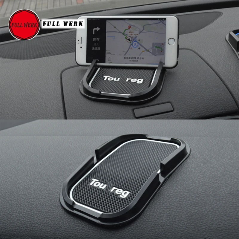 1PC Silica Gel Anti Slip Mat Phone Holder Bracket Mount for VW Touareg