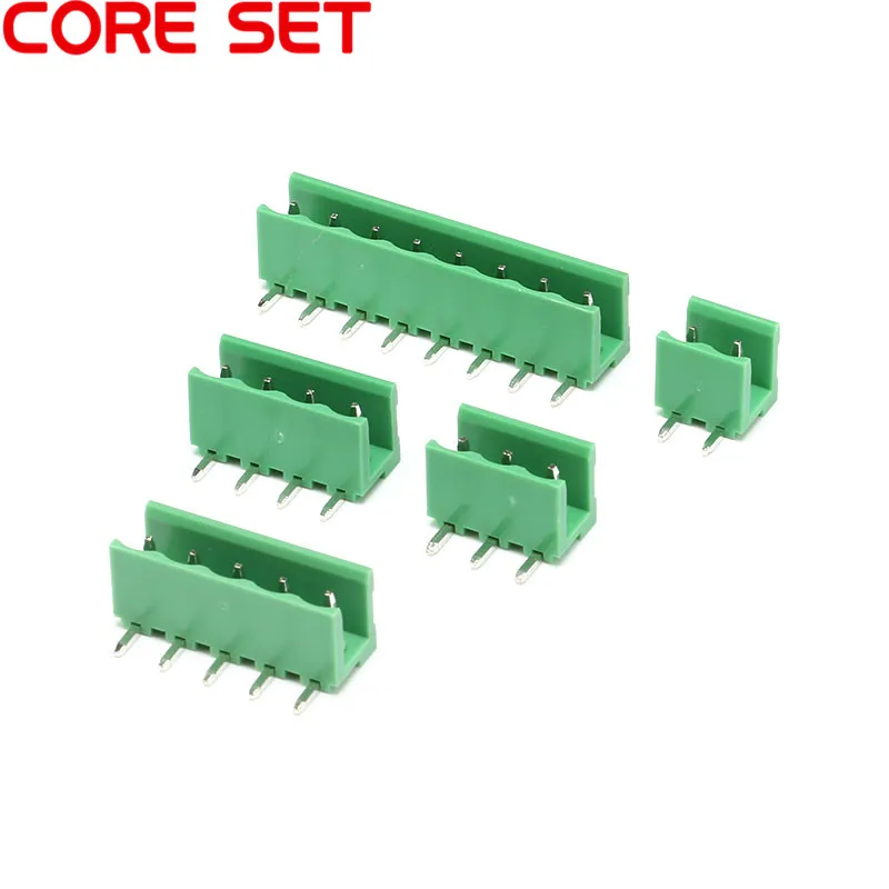 10 шт./лот 5 08 мм Шаг HT5.08 изогнутая игла разъем 2/3/4/5/8 контактный PCB винтовой клеммный