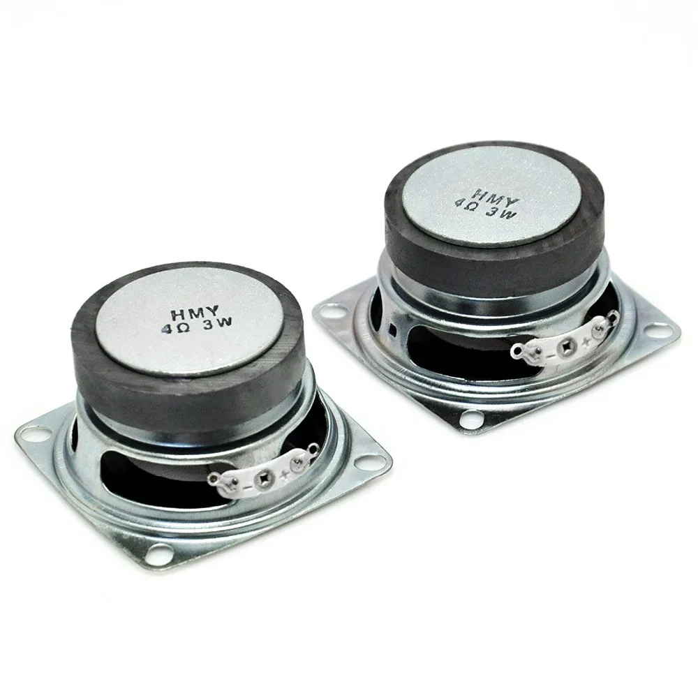 

2INCH 4 Ohm 3W Full Range Audio Speaker For Mini Stereo Woofer Loudspeaker box DIY for Arduino (Pack of 2pcs)