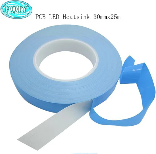 30mm width 25M length Chip PCB Heatsink thermal tape Double Sided Thermal Conductive Adhesive