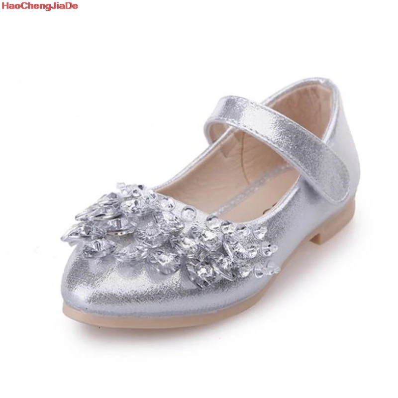 

Glitter crystal Kids leather Shoes Girls Pumps Kids Queen Party Dance Leisure Shoes for Girls Shoes