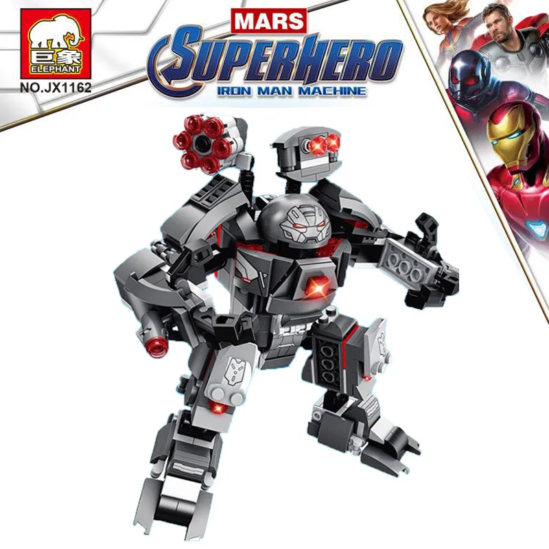 

12 in 1 Ironman Iron Man Hulkbuster Super Hero Diy Model Building Blocks Bricks Kids Boy Toy Gifts