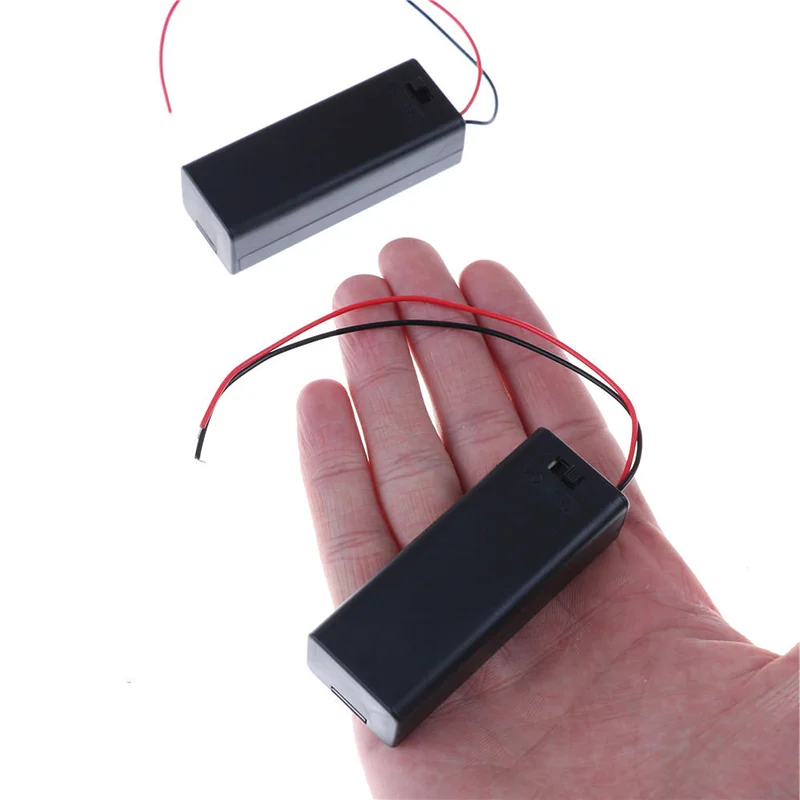 2X1 5 V AA держатель батареи пластиковый чехол для хранения вкл/выкл переключатель с