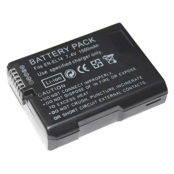 

1500mAh EN-EL14 Battery EN-EL14a ENEL14 EL14 for Nikon Coolpix P7800 P7700 P7100 P7000 DSLR D5500 D5300 D5200 D3200 D3300 Camera