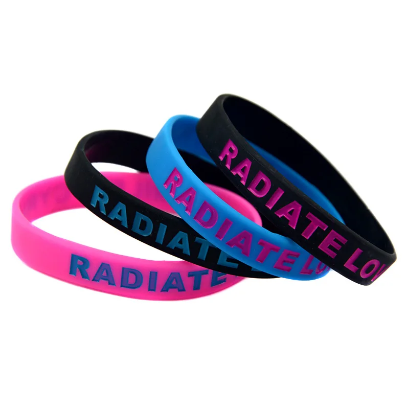 Силиконовый браслет Miley Cyrus Radiate Love для музыкальных фанатов 1 шт.|Браслеты с