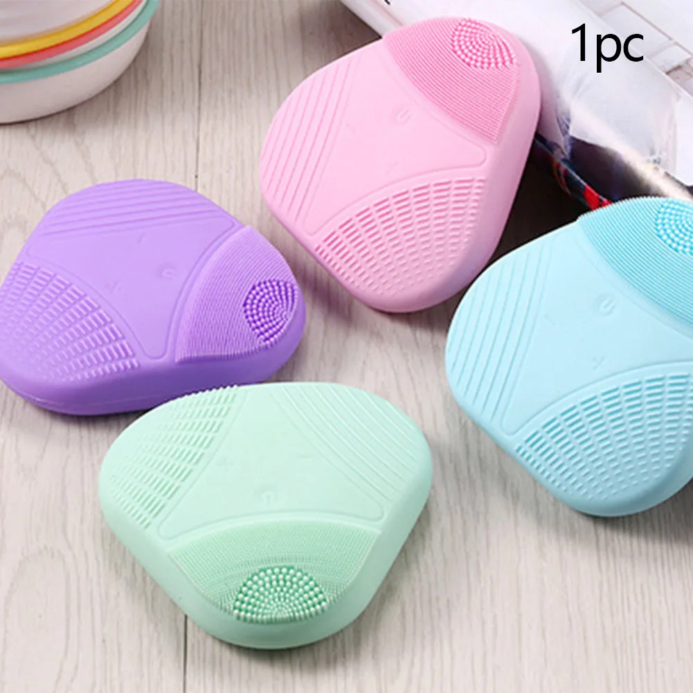 

Space Saving Facial Rechargeable Lightweight Silicone Skin Massage Easy To Carry Sonic Vibration Soft Cleaning Tool Face Brush
