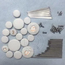 Новые кларнет Запчасти для ремонта, винты+ кларнет кожаные колодки полный набор 17 подушечек