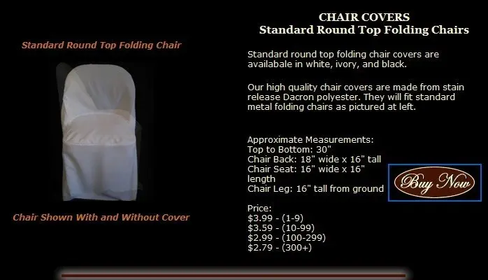 Стандартные Круглые чехлы для стульев