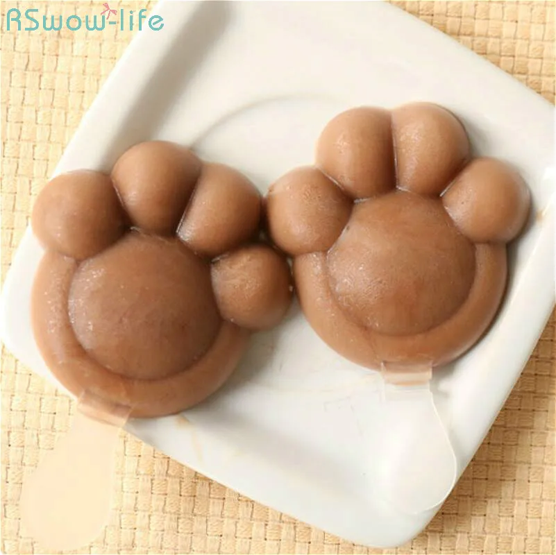 

20.3*10*3cm Creative Cat Claw DIY Ice Cream Mould Ice Rod Cream DIY Mould Lovely Footprints Ice-Bar Makers