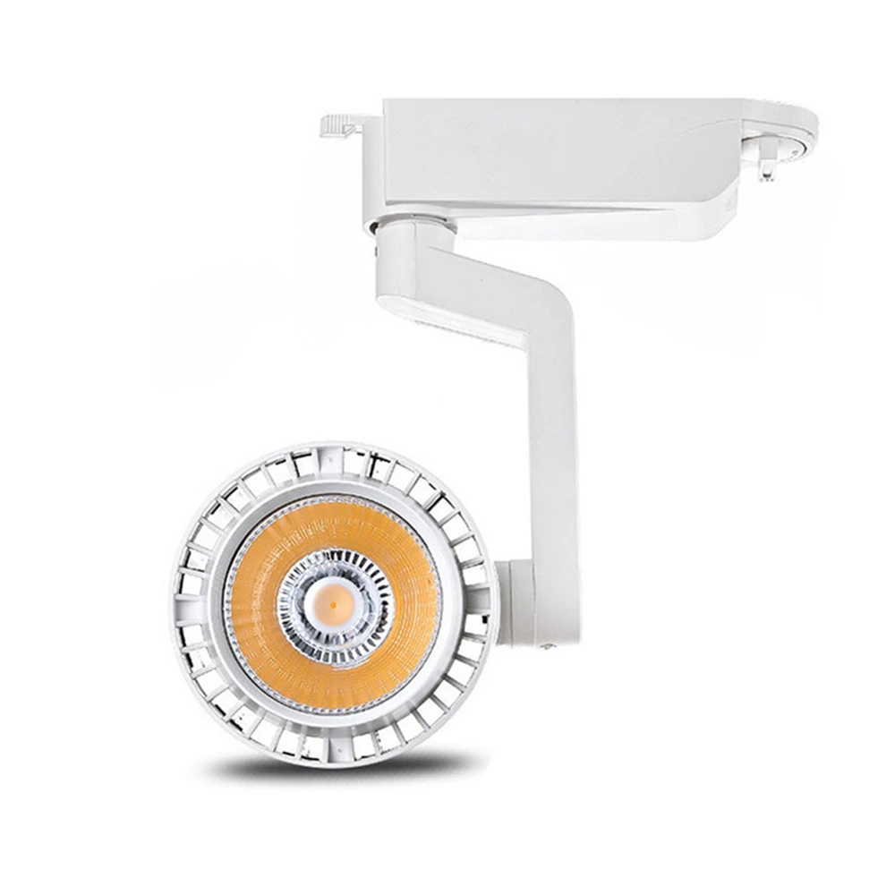 Faixa de Luz Luzes da Trilha Lâmpada do Teto para Cozinha Pingente de Alumínio Loja de Roupas Trilho Holofotes Iluminação 20w 30w Cob Led 220v 6 20W 30W COB LED Faixa de luz