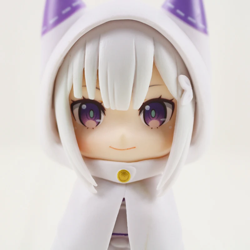 Высота каблука 10 см версии аниме Re: жизнь в другой мир от нуля Nendoroid 751# рисунок Emilia фигурка из ПВХ, Коллекционная модель