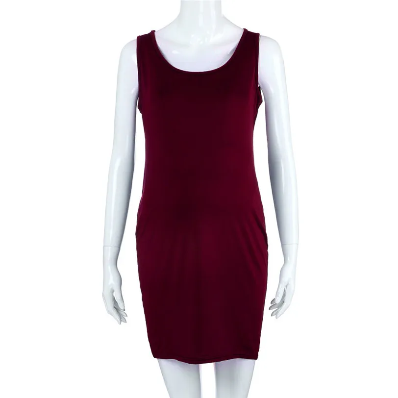 2018 Summer Dress Women Pregnants Bandage Dress Bodycon Robe Femme Mini Black Dress Sleeveless Casual Vestidos Wholesale noAR17 (39)