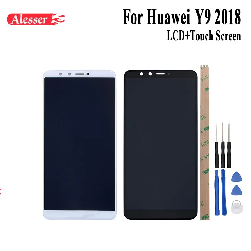 

Alesser For Huawei Y9 2018 LCD FLA-AL00 LA10 LX1 LX2 LX3 LCD Display And Touch Screen 5.93 Inch +Tools For Huawei Enjoy 8 plus
