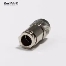 1pc UHF male plug RF Coax Connector Clamp RG8,RG213,LMR400 Straight Nickelplated NEW wholesale
