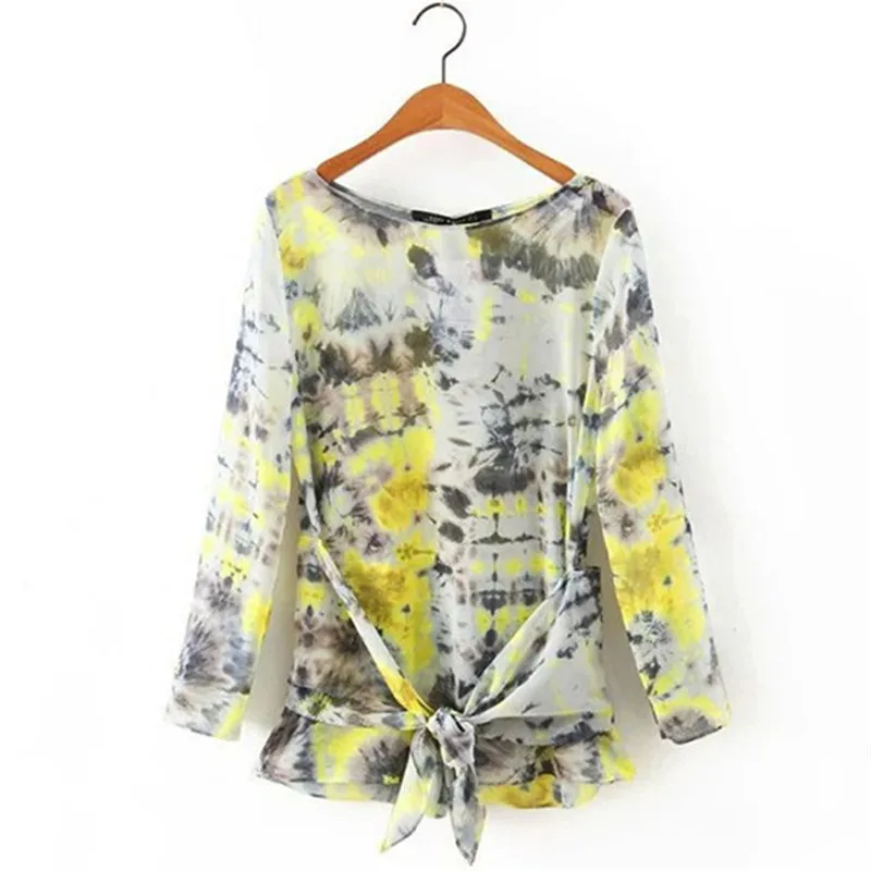 Womens yellow print blouses for women Womens yellow print blouses for women