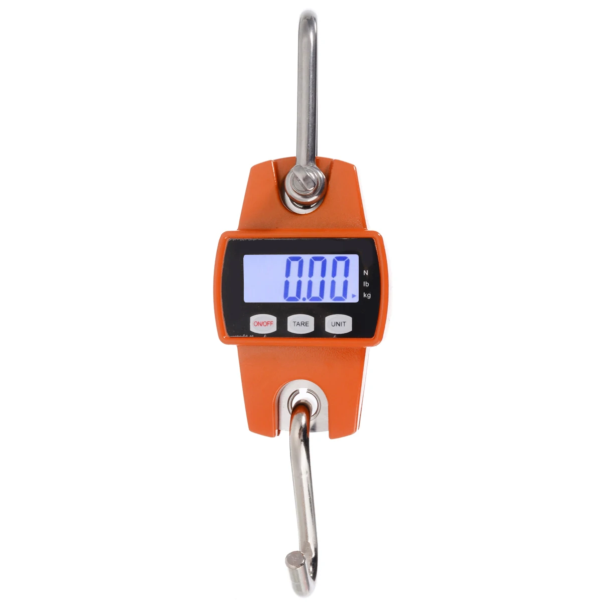 1pc 300kg/600lb LCD Electronic Scale Portable Digital Industrial Crane Scale Heavy Duty Hanging Weighting Hook Scales Baggage