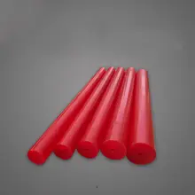 500 мм длина ПУ нейлоновые стержни палочки полые Эластичные полиуретановые стержни 20 мм-60 мм внешний диаметр красный высокое качество