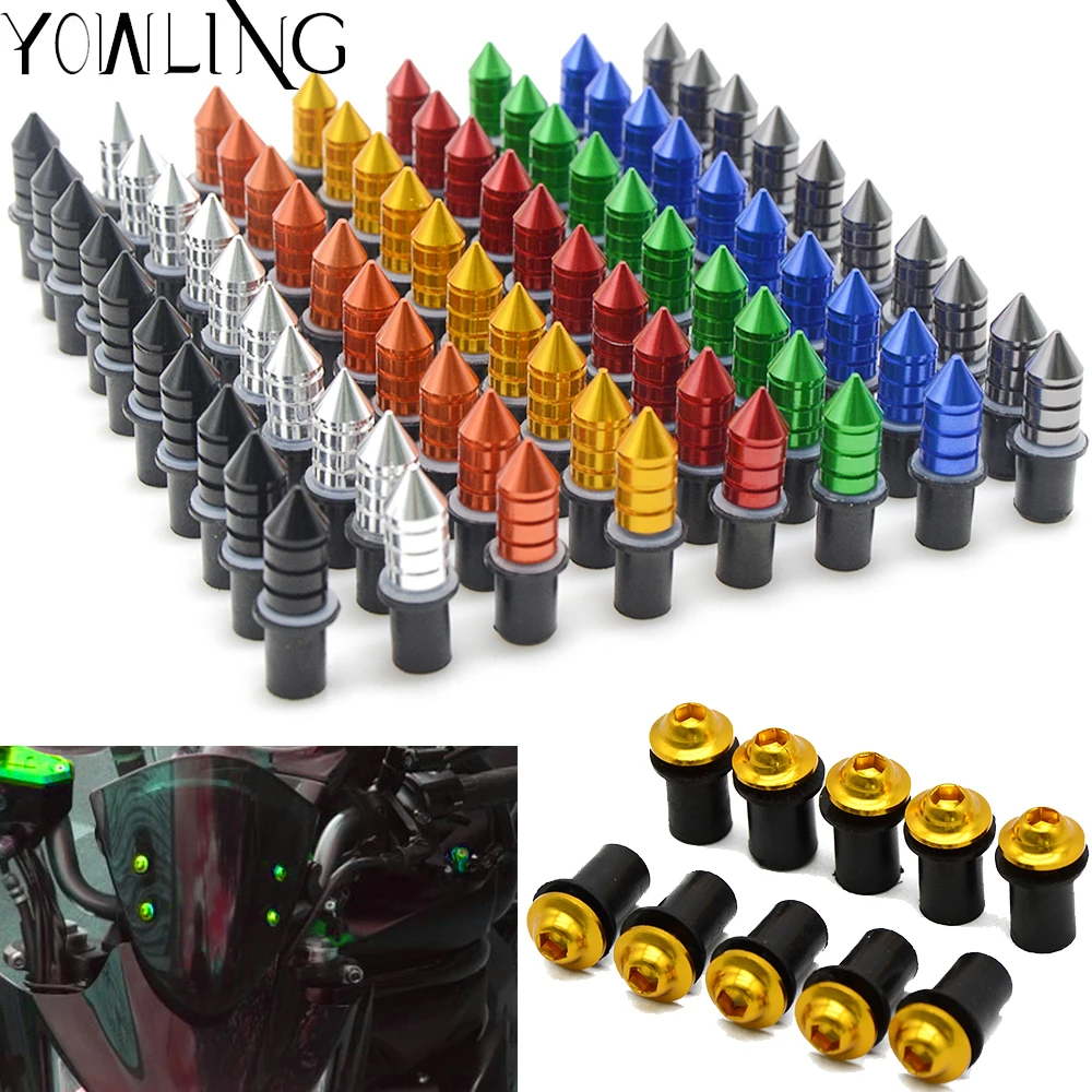 

Motorcycle Accessories M5 5mm Windscreen Windshield Bolts Screw Kit For Suzuki GSXR1000 GSXR 1000 K7 K8 2007 2008 2009 2010 2011