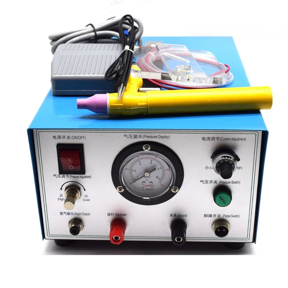 

Pulse Argon Spot Welder 400W Gold Silver Platinum Jewelry Welding Machine 220V