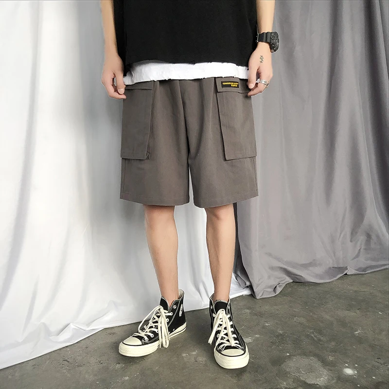 Летние мужские модные повседневные хлопковые шорты для отдыха, для занятий спортом, бодибилдинг, короткий размер