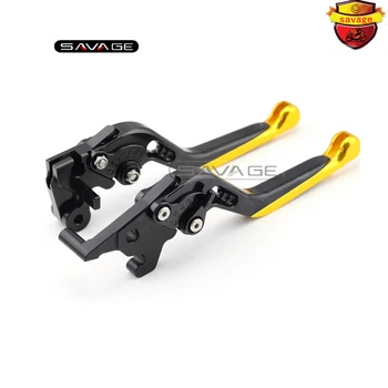 

For YAMAHA YZF-R25 YZF-R3 MT-25 MT-03 2015-2016 Motorcycle Adjustable Extending Extendable Brake Clutch Levers Gold