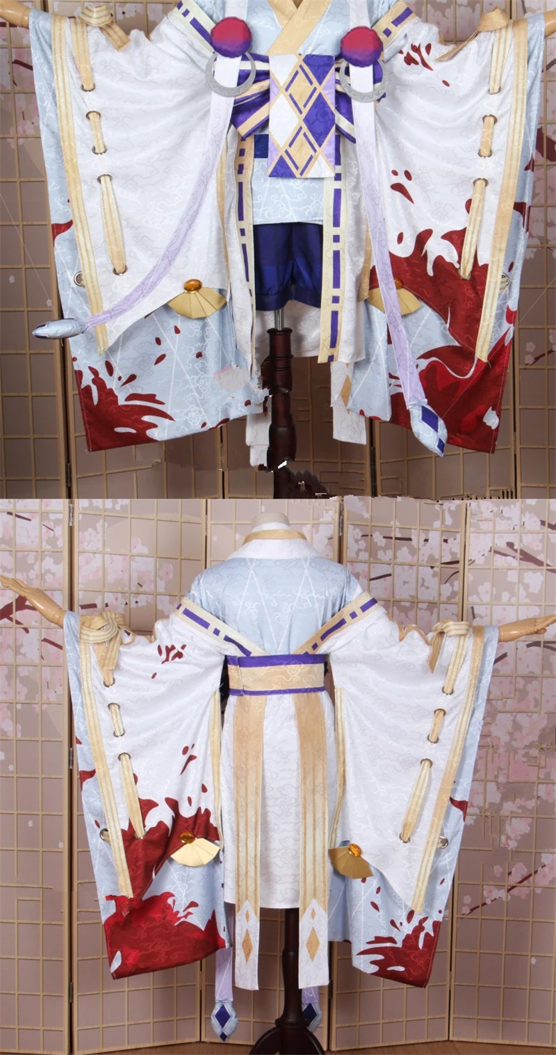 Onmyoji игра косплей SSR Yi Mulian Косплей Костюм женское платье Униформа Костюмы на Хэллоуин кимоно топ+ платье