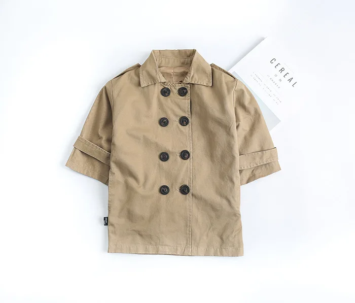 2018 Baby Boys Winter Jacket Thin Turn Down Collar Solid Coats Kids Boys Clothes Outwear