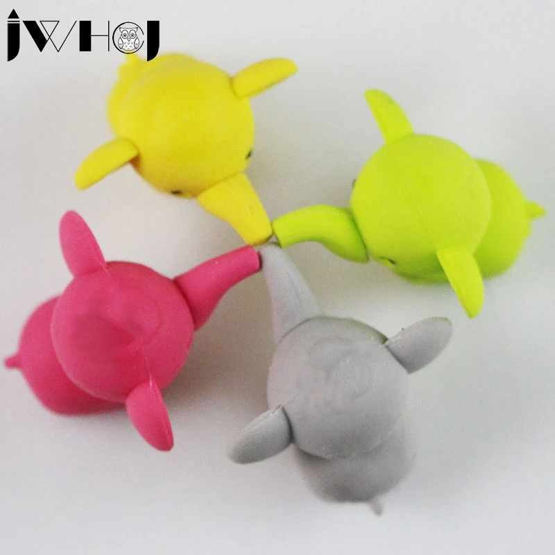 2 шт./лот милый мультяшный слон моделирование ластик кавайные канцелярские школьные офисные принадлежности коррекции поставки детская игрушка подарок