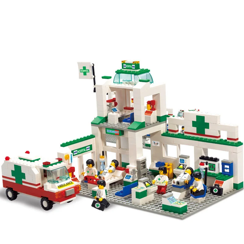 

Models building toy 5600 city scene Hospitals emergency center 376Pcs Building Blocks city toys & hobbies