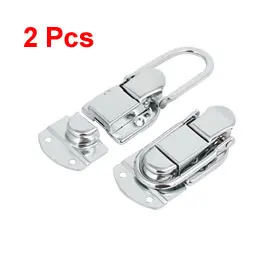 

uxcell Toolbox Cases Wooden Box 70mm Length Iron Toggle Latch Hasp For Chests Cases Boxes Suitcase Hardware 2PCS Hot Sale