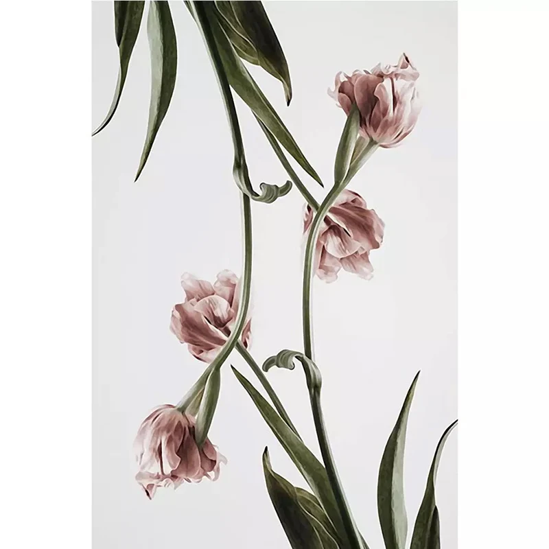 Classical Flower Canvas Painting Plant Nordic Poster Picture Posters Living Room Wall Art Pictures Print Home Decor Unframed