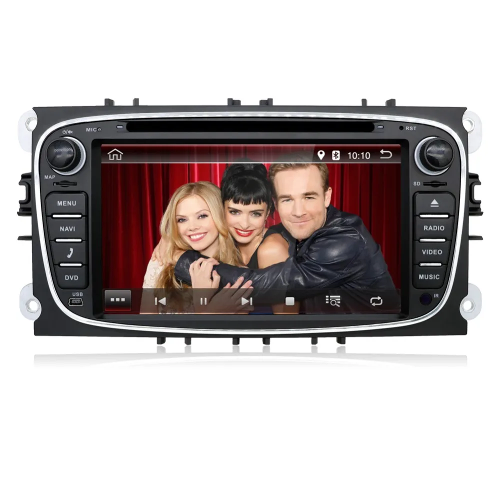 2 din Android 8 1 Octa Core автомобильный DVD плеер с gps навигатором для Ford Focus Galaxy Аудио Радио
