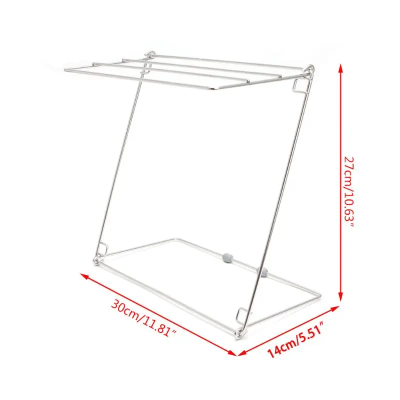 Настольная нержавеющая сталь Складная Сушилка для полотенец Ванная комната кухонная тряпка тканевые перчатки Органайзер подставка для белья полка держатель для слива