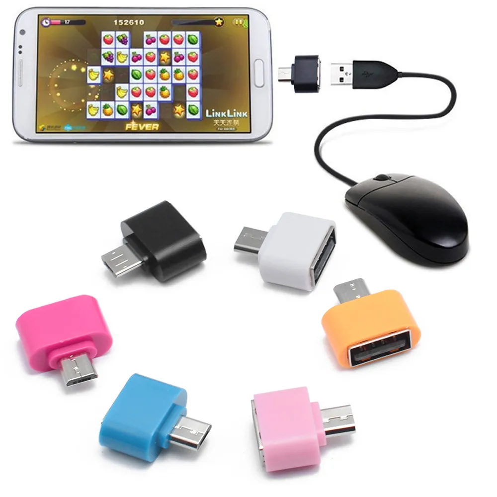 Vovotrade микро USB к USB мини-адаптер OTG конвертер для Android смартфонов Прямая поставка