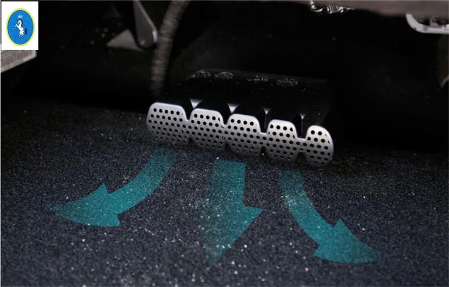 Yimaautotrims авто аксессуар сиденье под тепловым полом воздуха воздуховод переменного тока вентиляционная розетка пылезащитный штекер Крышка