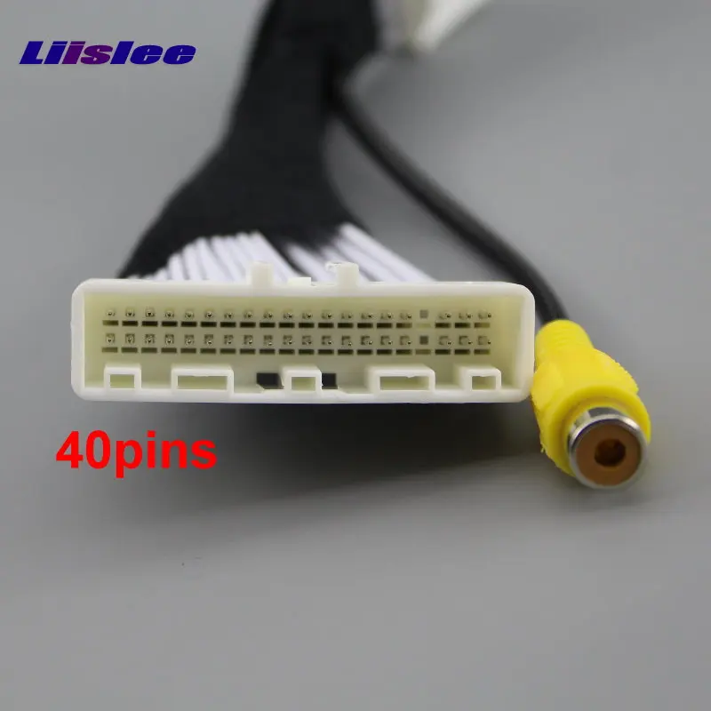 40 контактов RCA адаптер провод для Nissan Skyline HV37/HNV37/YV37/ZV37 2014 ~ 2019 камера заднего вида
