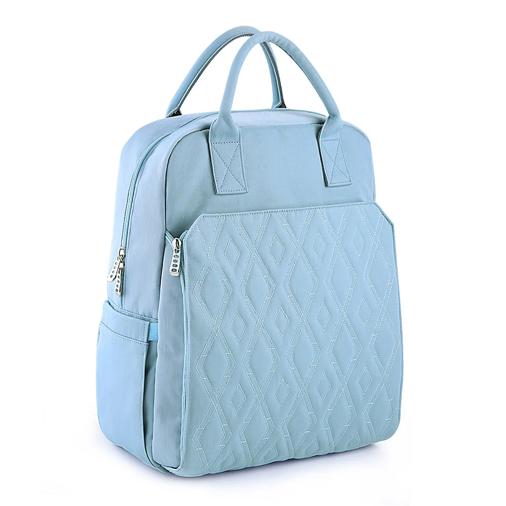 Сумка для подгузников для мам, рюкзак для кормления, дизайнерский рюкзак для путешествий, коляска, модная сумка для ухода за ребенком, сумки для подгузников, ждем ребенка - Цвет: T6311Blue