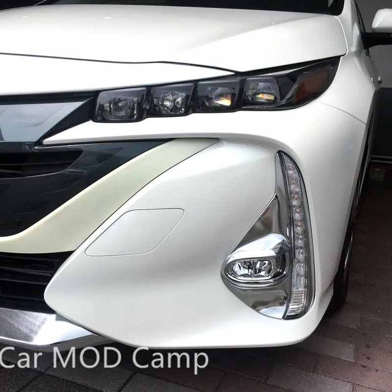 Для Toyota Prius Prime PHV 2017 2018 ABS хромиросветильник передняя противотуманная фара
