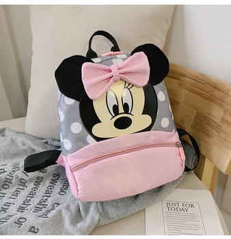 

New Fashion Cartoon Children School Bag Mickey Bags Kindergarten Class Backpack First Grade Boys And Girls Baby Schoolbag