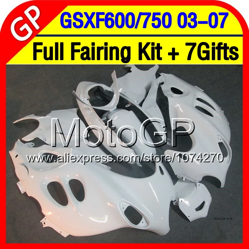 Для SUZUKI KATANA GSXF750 03 04 05 06 07 GSX750F ВСЕ Перл белый не P7A48 GSXF 750 2003 2004 2005 2006 2007 Обтекателя |