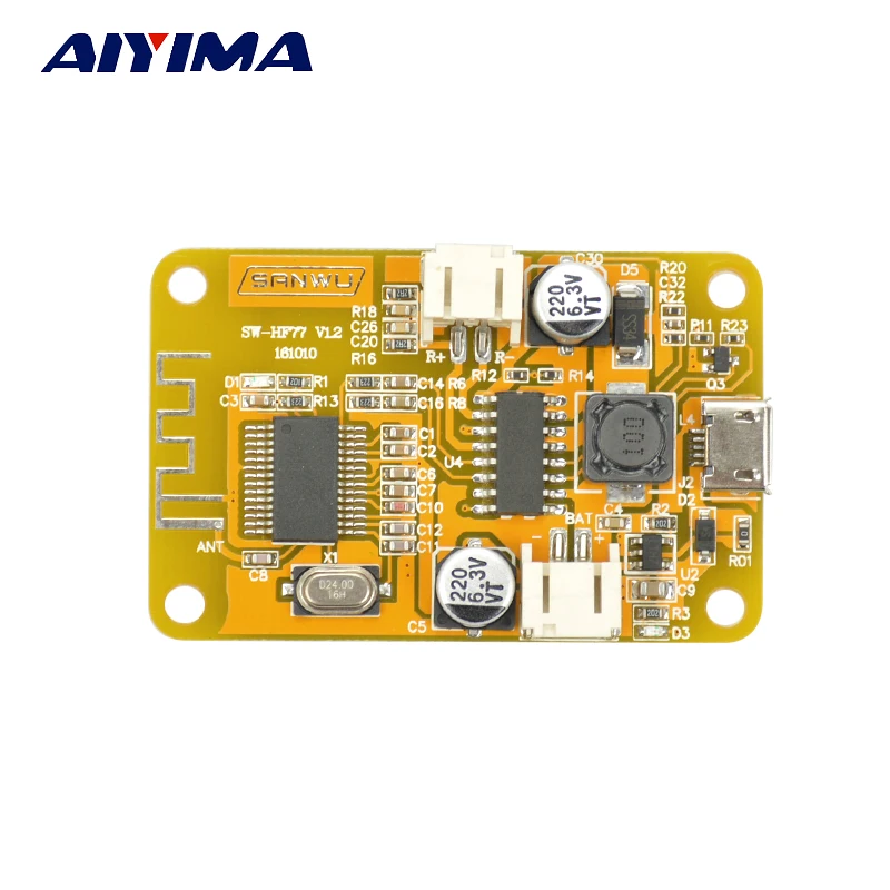 Aiyima моно Bluetooth цифровой усилитель аудио Плата динамик DIY модифицированный