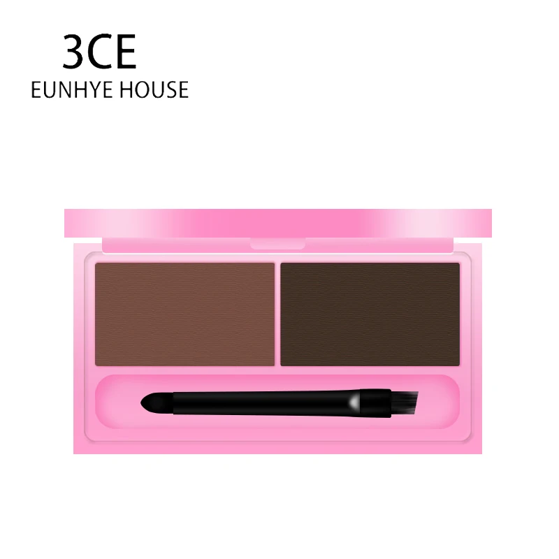 3CE Eunhye House бренд макияж карандаш для бровей Тень 2 тона пудра цвета натуральный