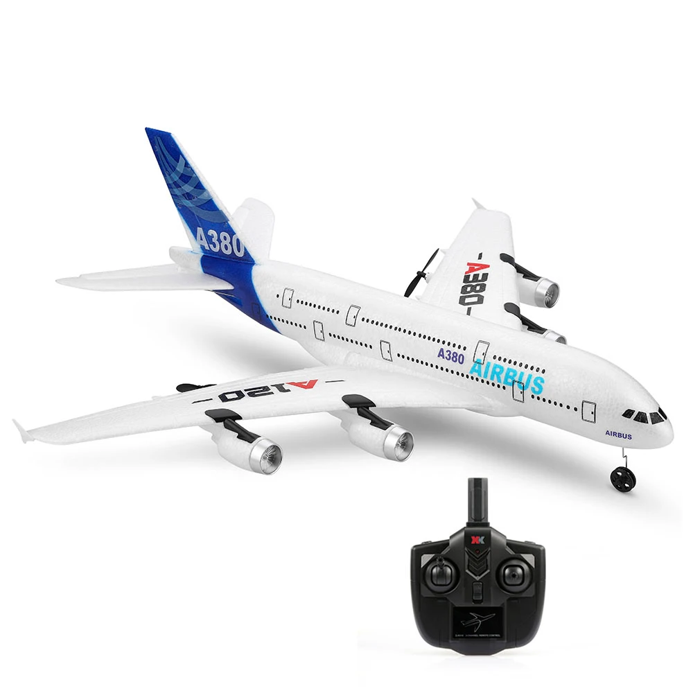 Wltoys XK A120 Airbus A380 Model Plane RC Airplane 3CH EPP 2.4G Remote Control Airplane Fixed-wing RTF Toy Gift For Kids