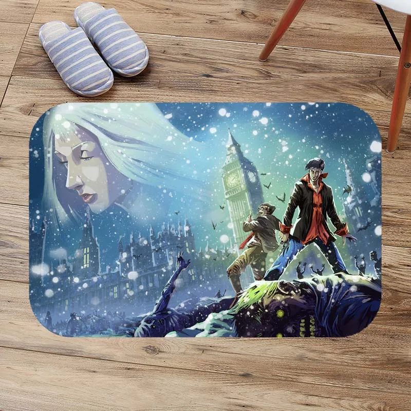 Dylan Dog Print Absorbent Bathroom Mat Custom Doormat Door Slip-resistant Pad Shower Bath Mats | Дом и сад
