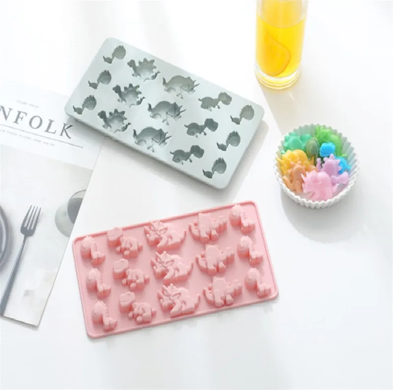 

Mini Dinosaur Silicone Mold Soap Molds Silicone Cake Mold DIY Fondant Decorating Tools Cake Mould Soap Form 22.3x11.9x1.4cm