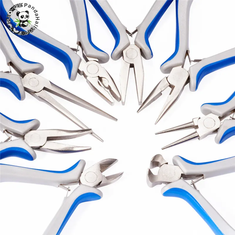pandahall 3~8pcs Hot Pliers Jewelry making Tools Equipments Carbon-Hardened Steel Multi Usage Beads Making Tool F55 | Украшения и
