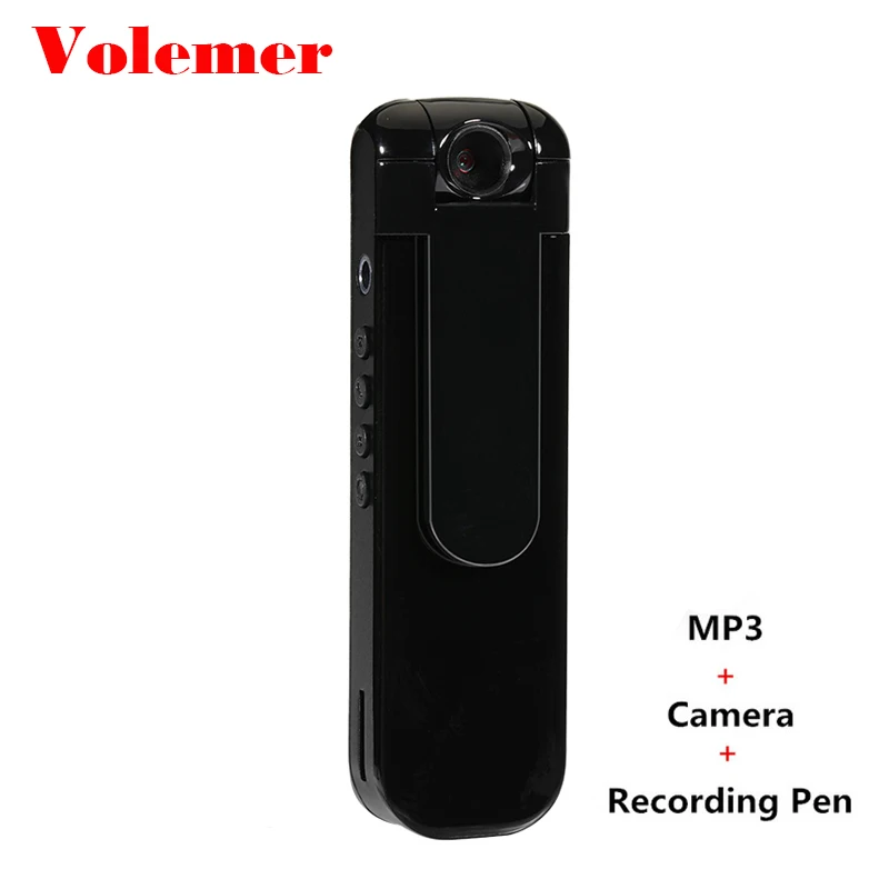 Мини камера Volemer 1080p 720P hd на транспортное средство mp3 плеер мини видеорегистратор