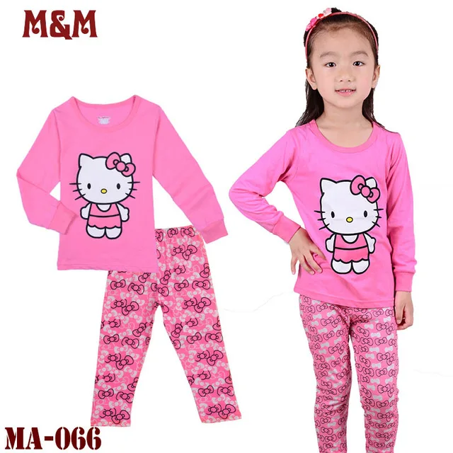 Г., весенне-осенний Пижамный комплект для маленьких мальчиков и девочек с рисунком мышки, одежда для сна Домашняя одежда для детей Suit2-7, одежда для сна - Цвет: MA066